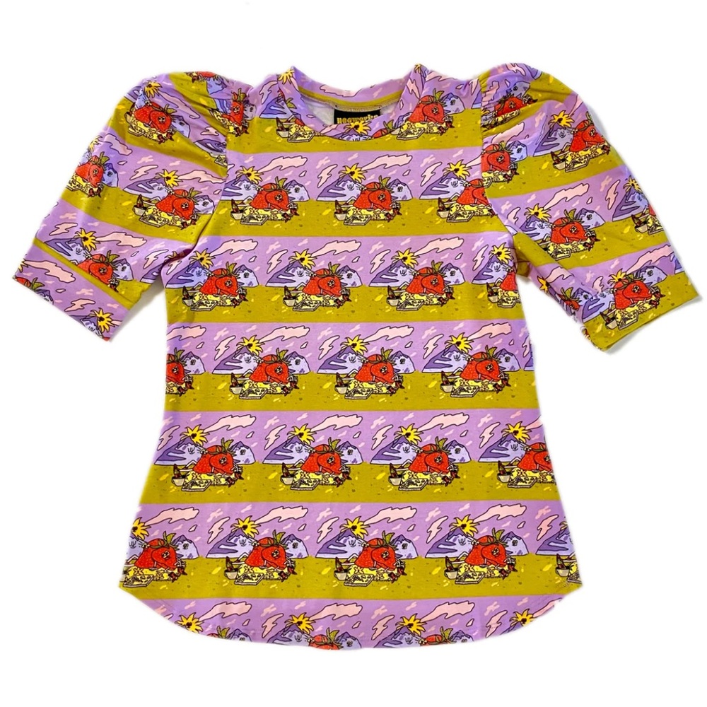 Nooworks Jammin Puffy Sleeve Top